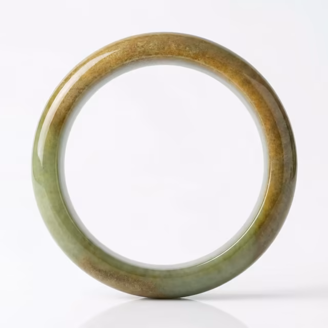 55mm 温润雅致冰种翡翠手镯 | 翠绿大地，岁月静好