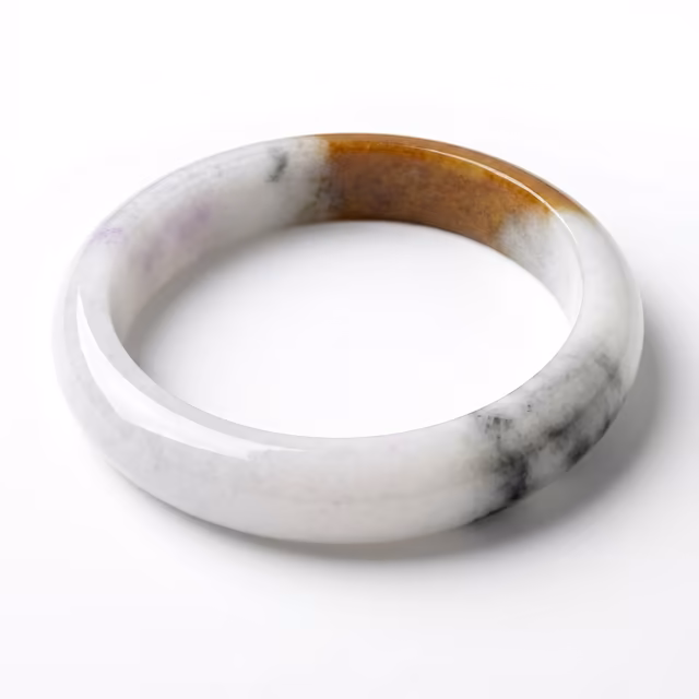 60mm 雅韵多色翡翠手镯 - 冰润光华 祥瑞萦绕 view 2
