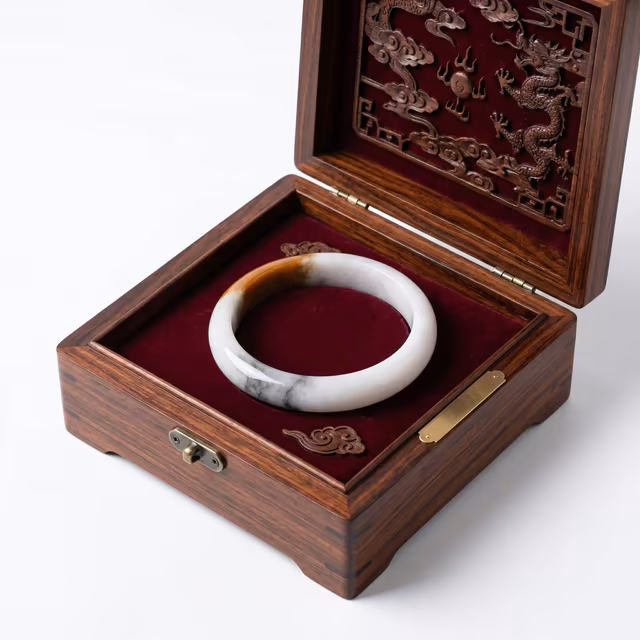 60mm 雅韵多色翡翠手镯 - 冰润光华 祥瑞萦绕 view 7