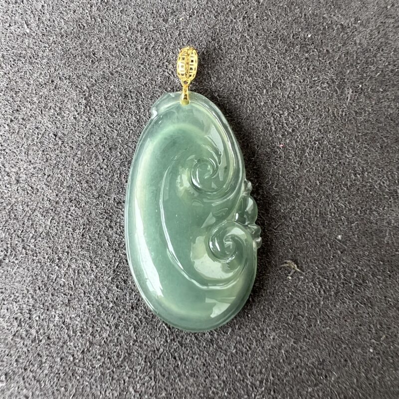 Sky Blue Ru Yi Pendant 30mm, PSM666