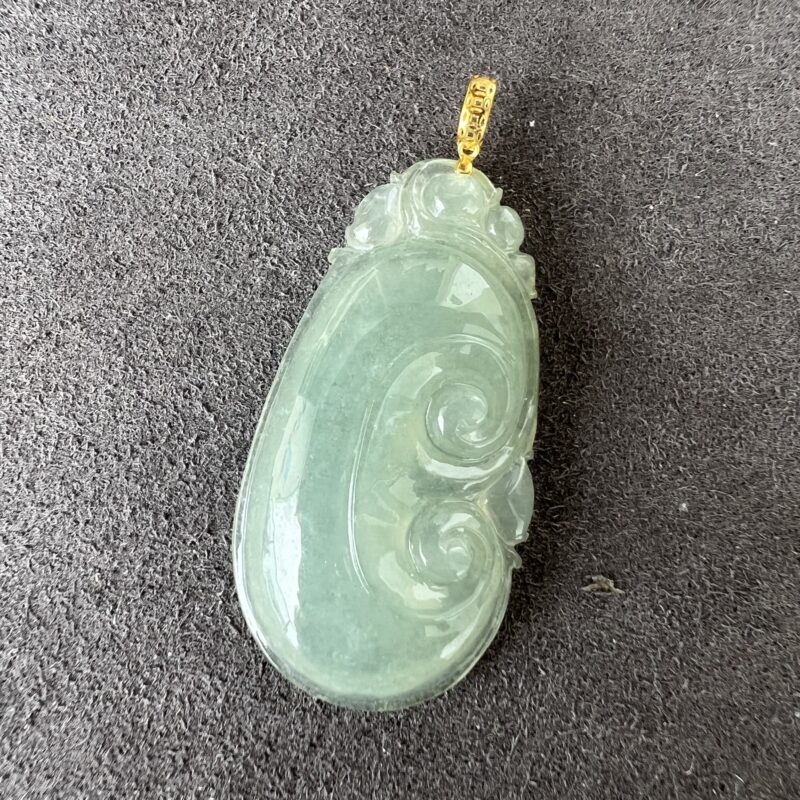 Sky Blue Ru Yi Pendant 34.5mm, PSM668