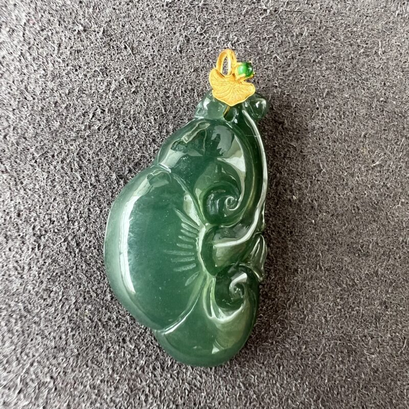 Sky Blue Ru Yi Pendant 28.5mm, PSM505