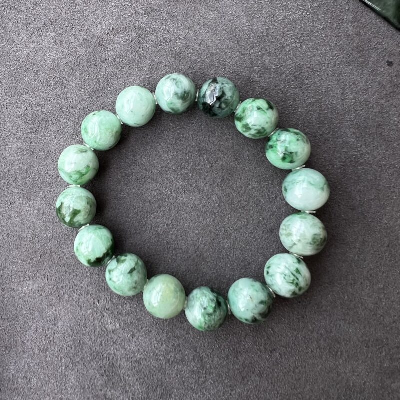 Green Piao Hua Beads Bracelet - Beads13mm, BGL834