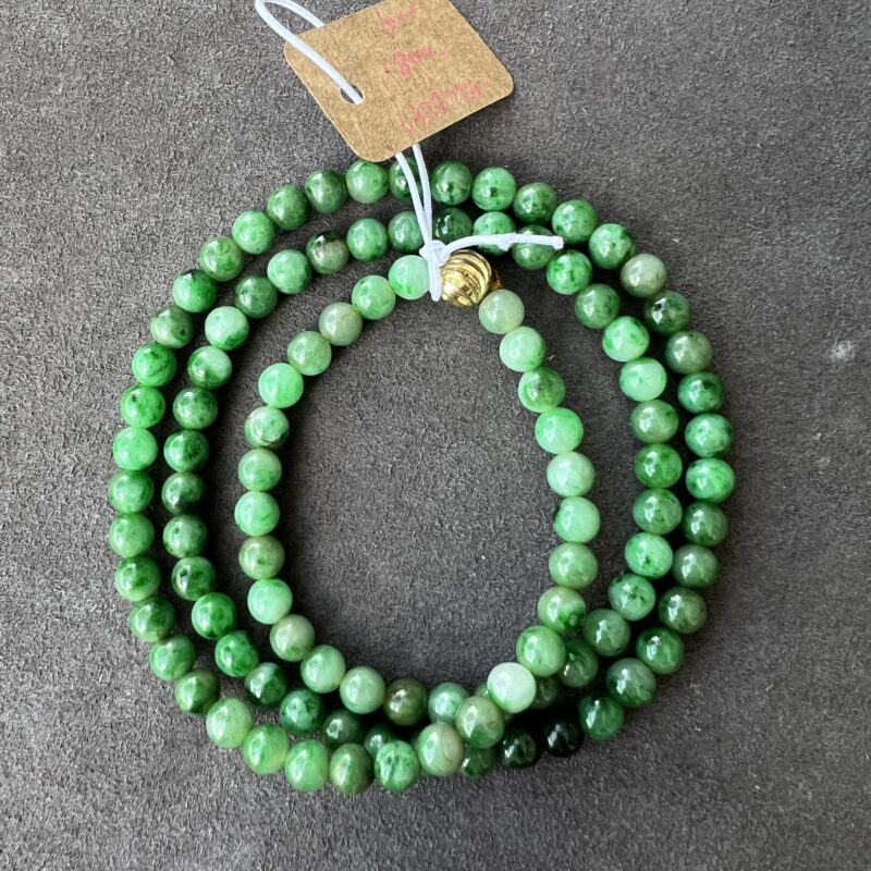 Green Beads Necklace - Beads6mm, NGL860