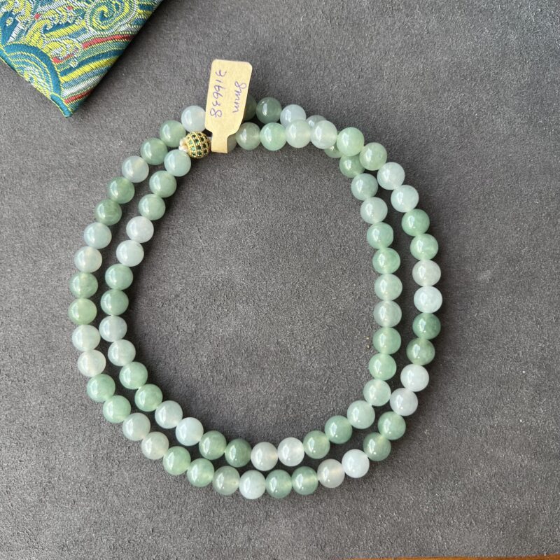 Green Beads Necklace - Beads8mm, NGM873