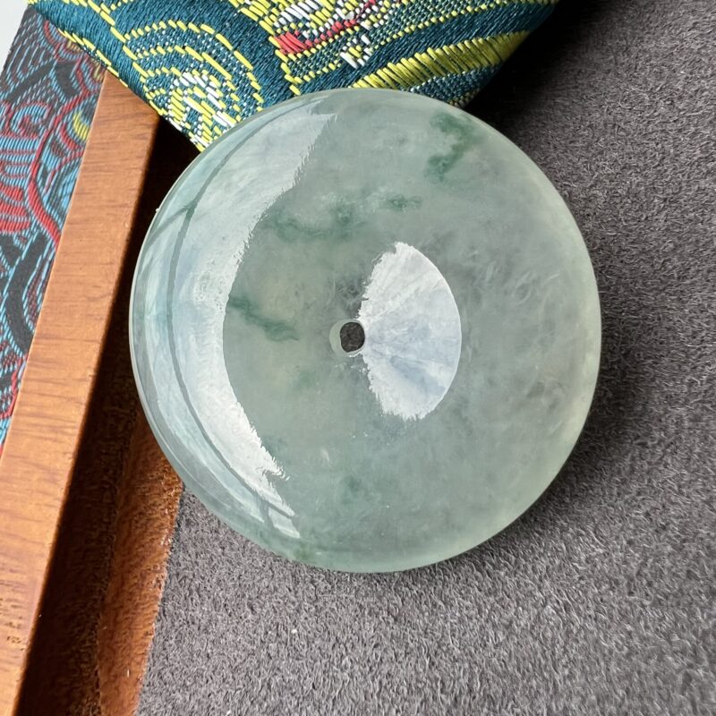 Sky Blue Button (Ping An Kou) Pendant 33.6mm, PSL906