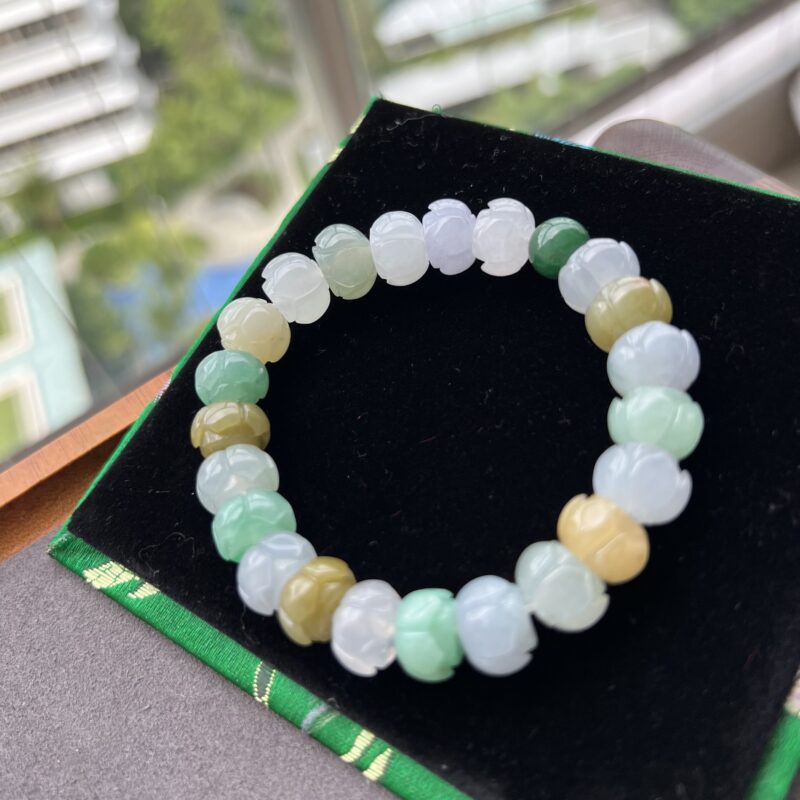 Multi-color Beads Bracelet - Beads11mm, BML941