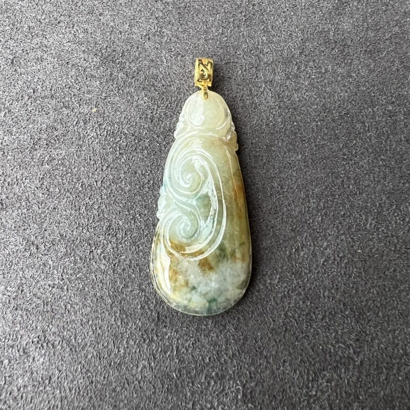 Yellow Ru Yi Pendant 35mm, PYM972