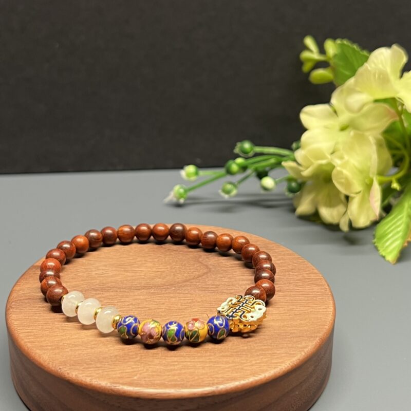 Green Piao Hua Beads Bracelet - Beads6mm, BGM1036