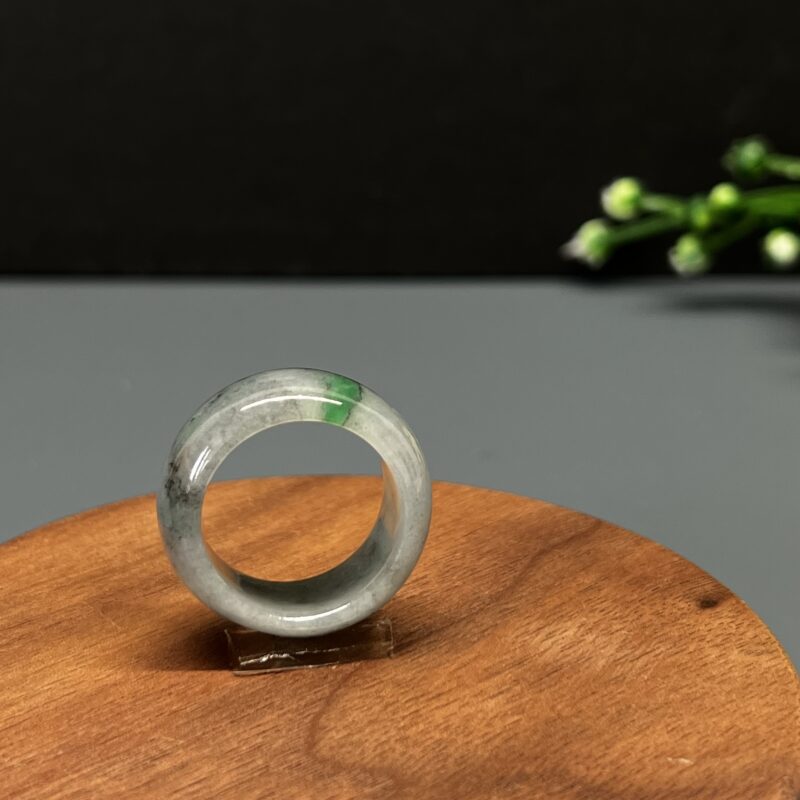 19mm Green Round Ring - Full Jadeite Ring19mm, RGL1038