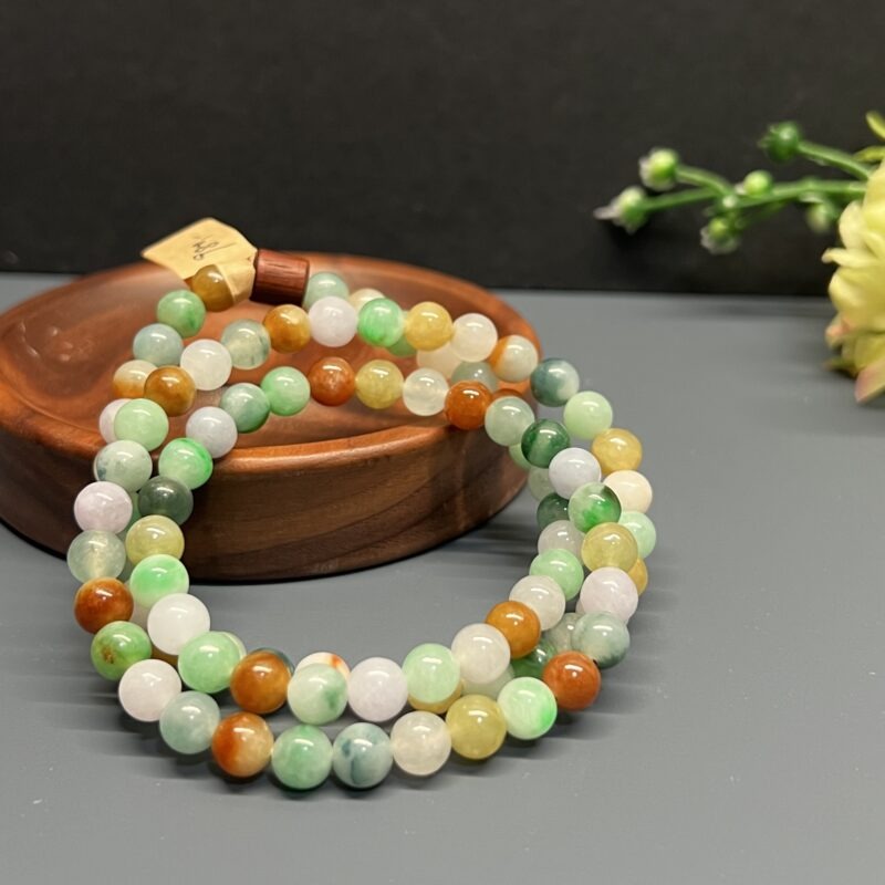 Multi-color Beads Necklace - Beads7.2mm, NMM1052