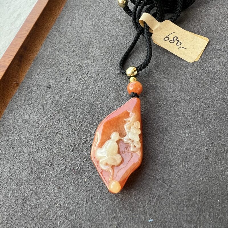 Icy Jade Pendant Hand-carving Stone (Enlightenment), Bundle (Various Design)