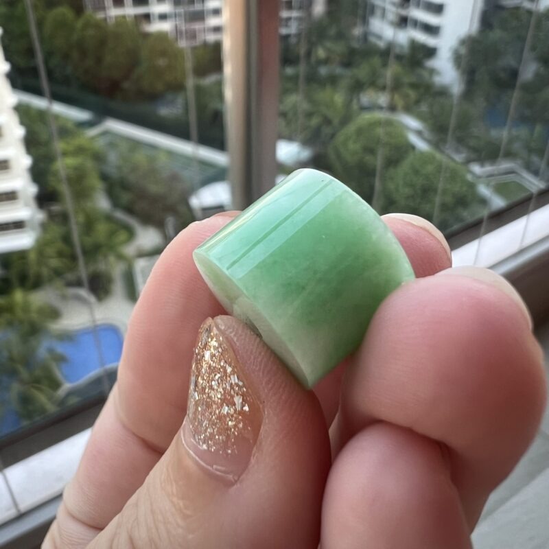 Icy Lu Lu Tong (Barrel, Circle) Jade Pendant, Bundle (various color)